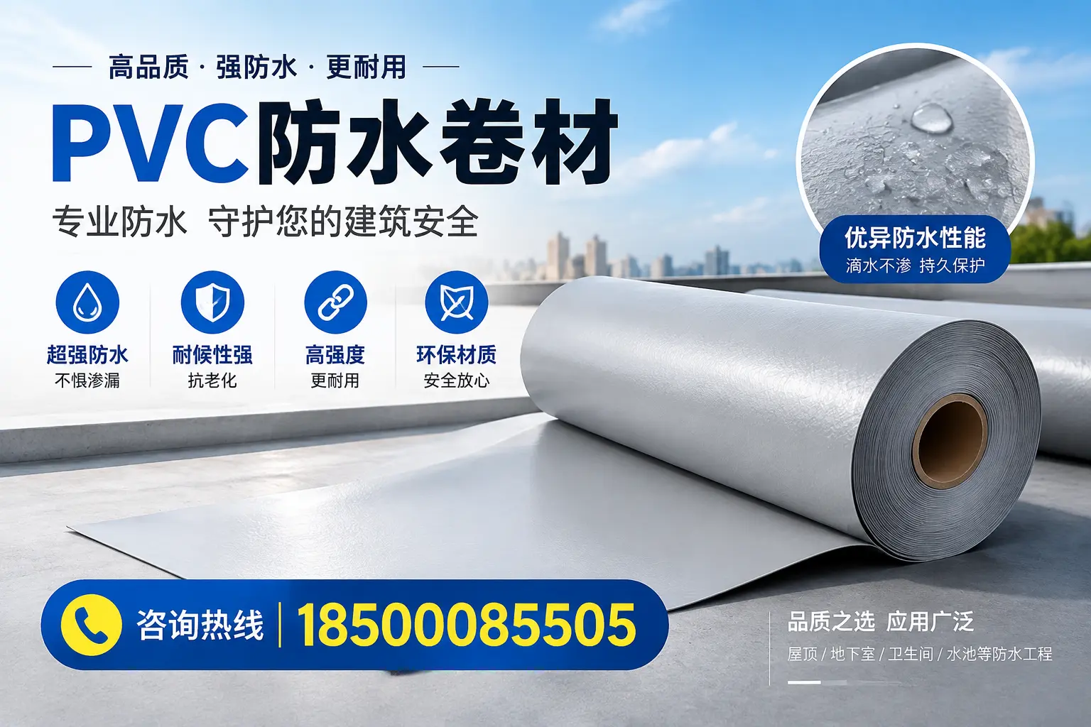 襄阳地区pvc防水卷材的市场现状与发展趋势