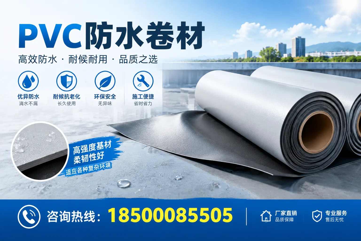 PVC防水卷材的环保特性与可持续发展探讨襄阳