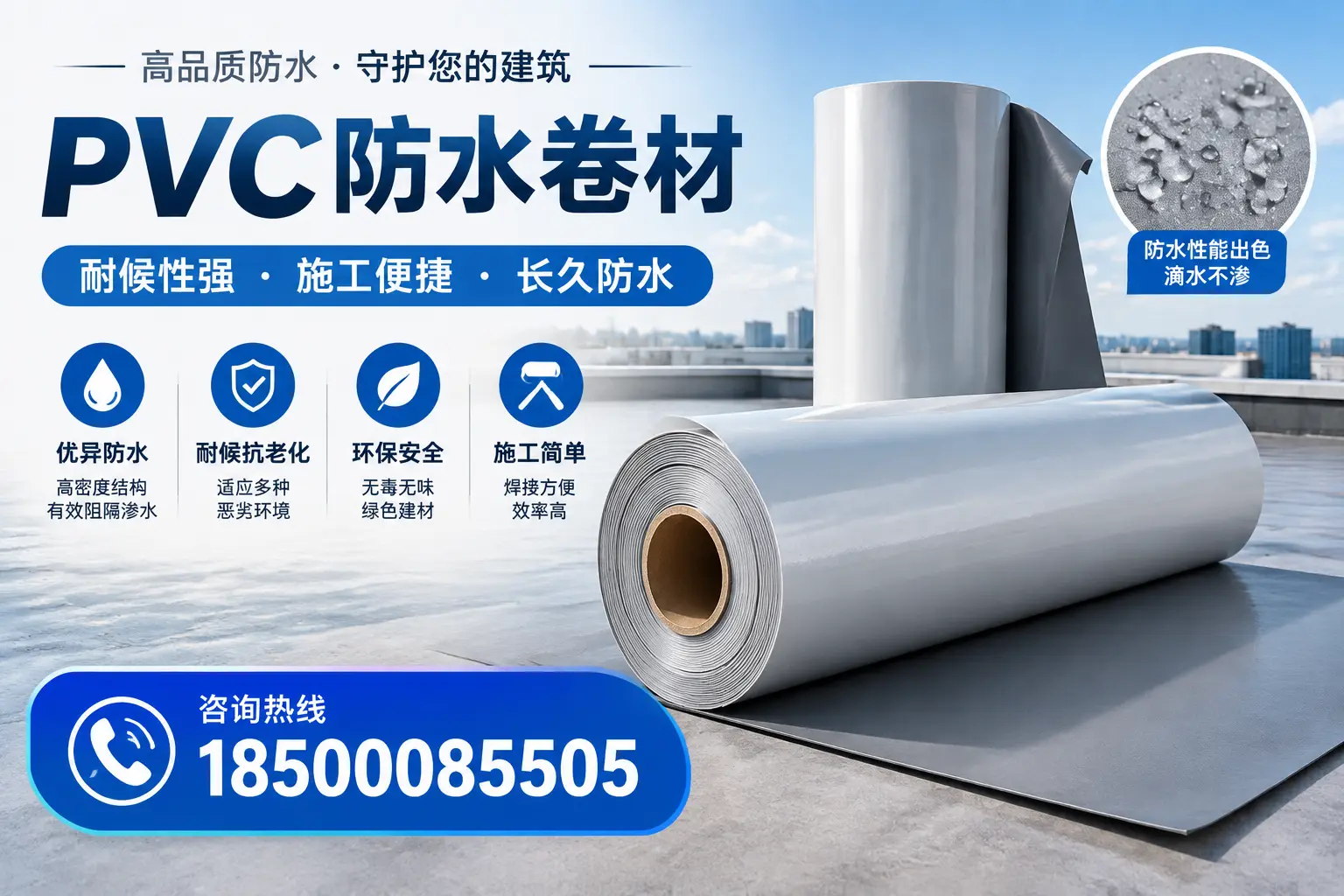 pvc防水卷材在襄阳的行业应用前景分析